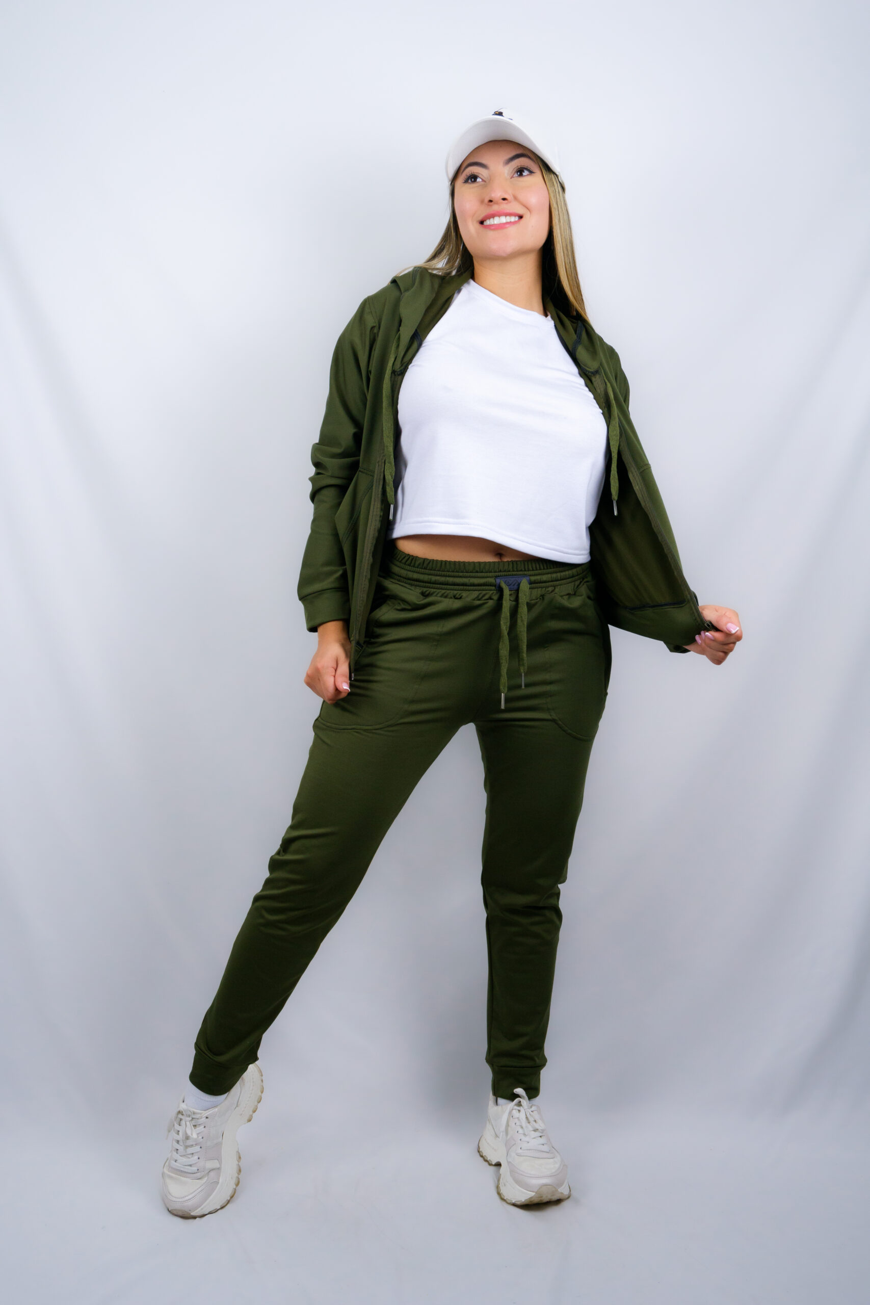  TOPOB Nuevo conjunto deportivo casual para mujer 2022 (color  verde militar, talla: XXL) : Ropa, Zapatos y Joyería